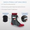 Swede-O Ankle Lok Ankle Brace, Black - Medium
