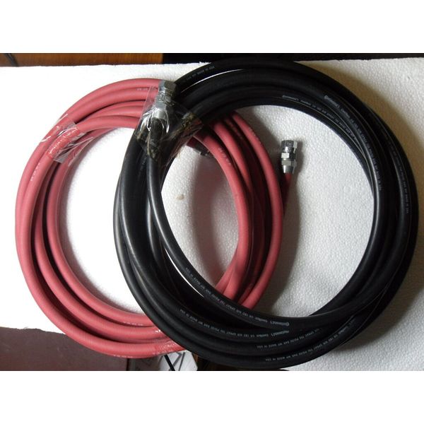 Set of 25' Fluid & Air Paint Spray Hose Assemblies, Conventional & HVLP