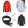 YaHoGa 2 Pack 53 cm Plastic Zip 5 mm Separable Zip for Jackets, Black, 21 Inch