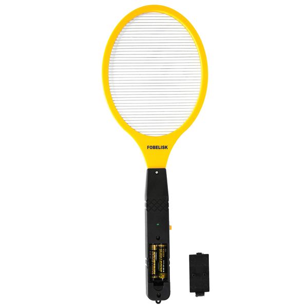 Bug Zapper - Electric Fly Swatter - Mosquito Zapper Killer - Fly Zapper - Electric Fly Swatter Racket for Camping, Travel, Outdoor and Indoor Pest Control (2AA Batteries Included)