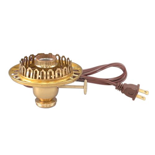 B&P Lamp® #2 Electric Gallery W/4" Shade Holder