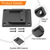 sourcing map 6pcs Battery Holder Wall Mount Dock Rack Tool Holder for 14.4/18V Battery,Black