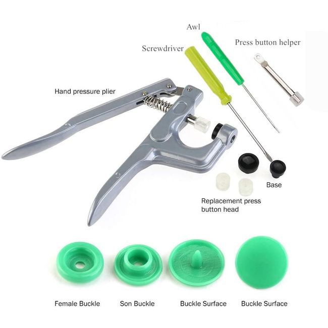 Snap Button Pressing Tool, Snap Button Replacement