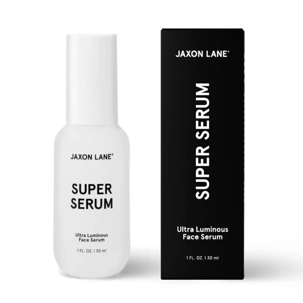 SUPER SERUM Anti Aging Serum for Face: 5% Niacinamide Serum, Bakuchiol Serum, Vitamin C Face Serum for Men, Tranexamic Acid Hyperpigmentation Treatment Dark Spot Remover, Pore Minimizer JAXON LANE 1oz