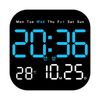 Digital LED Large Display Wall Desk Alarm Clock Calendar Temperature Date Remote
