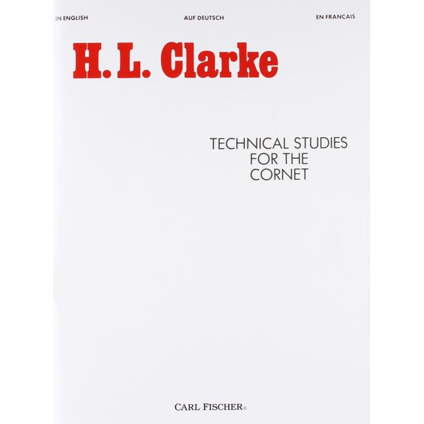 Technical Studies for the Cornet: English/German/French Version