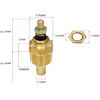 Water Temperature Sensor, Water Temperature Sensor Replace for Meruiser 806490T 3853787