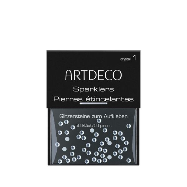 ARTDECO Glitzersteine zum Aufkleben - für ein individuelles, funkelndes Make-up - 50 Stück