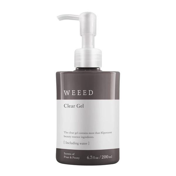 WEEED Clear Gel, Pair & Peony Scent, Medicated Peeling Gel, Face, Full Body, Made in Japan, 6.8 fl oz (200 ml)