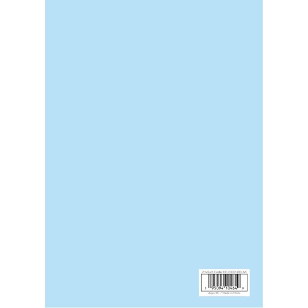 Crafter's Companion A3 Colour it Assorted Card Pack-160GSM-Pack Includes 100 Sheets, 100pk