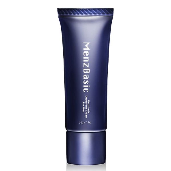 Men's Basic Medicated Deodorant Cream, Underarms, Men's Antiperspirant, Armpit Sweat, Made in Japan, Anti-perspiration, Odor Resistant, Quasi-Drug, 1.1 oz (30 g)