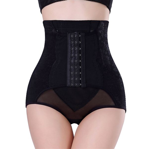 Ctrilady Shaping Shorts Tummy Tummy Control Shaping Underwear Girdle Pants Corset Waist Breathable High Waist Women, Black