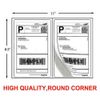 US 200 Shipping Labels 8.5 x 5.5 Rounded Corner Self Adhesive 2 Per Sheet Blank