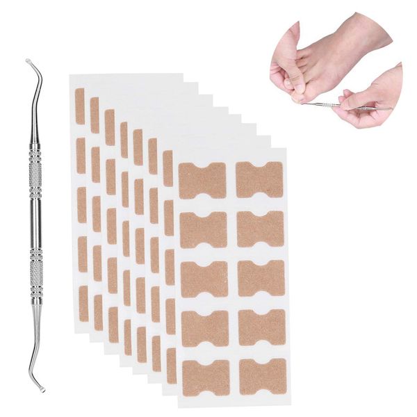 Toenails Correction Patch, 9 Pcs/Set ingrown patch toenail against correction nails Correction Stickers Toe Nail Ingrown Toenails Correction Patch Toenail Planer Tool