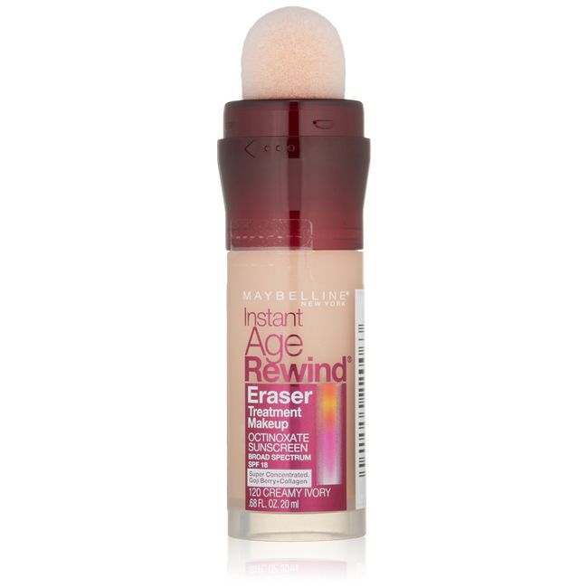 Maybelline Instant Age Rewind Eraser Treatment Makeup, Creamy Ivory, 0.68 fl. oz.