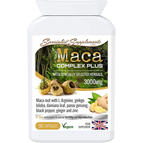 Specialist Supplements Maca Complex Plus 90 Capsules