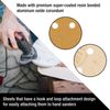 24 Triangle Sanding Sheets, 4 Each 60 80 120 180 240 320 Grit 6 Hole Hook & Loop