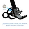 CHOWONE Mini Steering Wheel for PS5 Game Controller Remote Control Accessory for PS5 Racing Games Controller Steering Wheel Attachment PS Controller Wheel (Black)