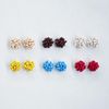 MIYUKI MOKUMOKU Wood Bead Earring Kit RED