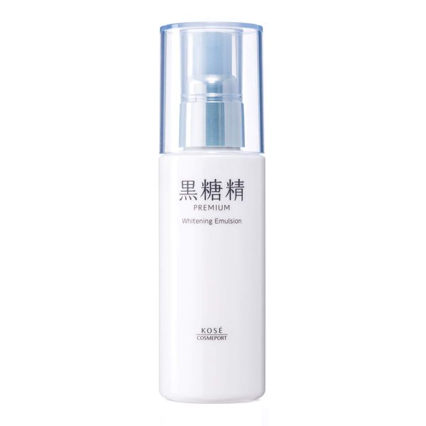 KOSE Brown Sugar Sei Premium Whitening Emulsion Medicated Whitening Milky Lotion, 4.6 fl oz (130 ml) (Quasi-Drug)