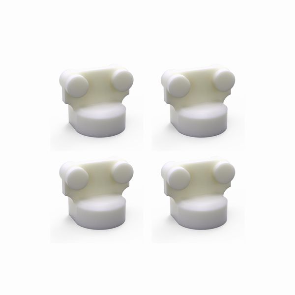 Sintrix Fab 4x Glider Rollers – Compatible with IKEA Kvartal Curtain Tracks – Secure Fit & Smooth Sliding – Ideal for Panel Curtains & Sliding Drapes