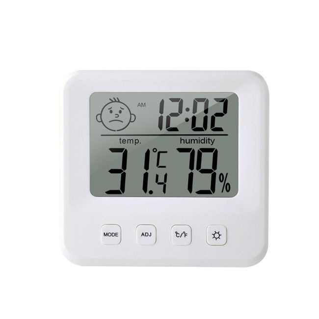 Indoor Thermometer Hygrometer, Baby Room Thermometer Set Of 2, Humidity  Meter With Backlight, Weather Instruments, Humidity Sensor Function