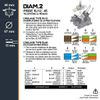 DEBFLEX , RJ-45 socket - Ethernet socket - Jack block - RJ12-45 cat 6 socket - Ethernet wall socket - Wall outlet - Diam 2 Series RJ45 socket - FTP White