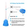 500(10 Bags) Dental Mixing Tips Impression Temporary C&B Material Blue/White