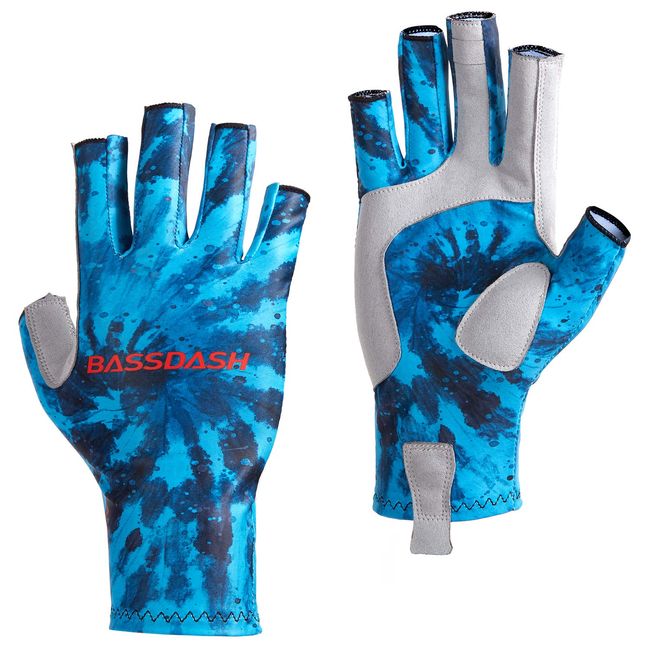 Bassdash ALTIMATE Series Fishing Gloves, UV Protection, Sun Protection, Quick Drying, UPF 50+, 3/4 Finger