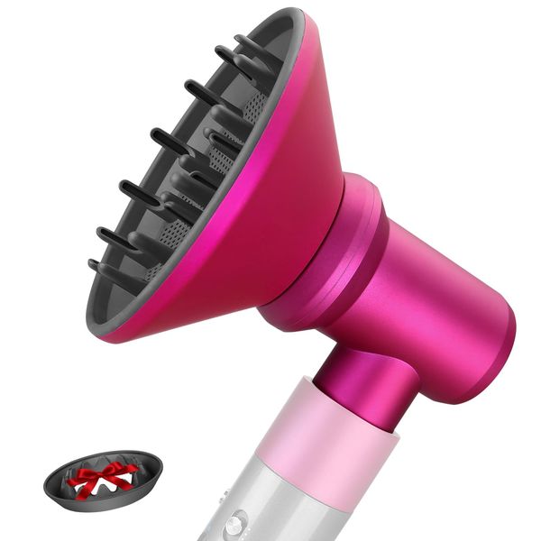 YTCHYYSK Diffusor & Adapter für Dyson Airwrap Styler, Verwandeln Sie Ihren Airwrap Styler in einen Haarfön, Aufsätze für dyson airwrap, Fuchsia