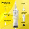HAWINK Tattoo Needles Finger Ledge Cartridges 40Pcs Mixed #12 Standard Round Liner 3RL 5RL 7RL 9RL 11RL EN05S-FG-40KIT-C