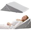 Wedge Pillow Set Memory Foam Adjustable 9&12 Inch Pain Relief for Sleeping