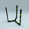 Dust Stand, Small, Triangle Tiger Pattern, Animal Pattern, Tiger, Yellow/Black, Garbage Bag Stand, Plastic Bag, Space Saving, Tabletop, Kitchen Stand, Plastic Bag, Storage