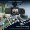 Built-in GPS Wi-Fi Dash Cam, Front and Inside Car Camera Recorder Supercapacitor