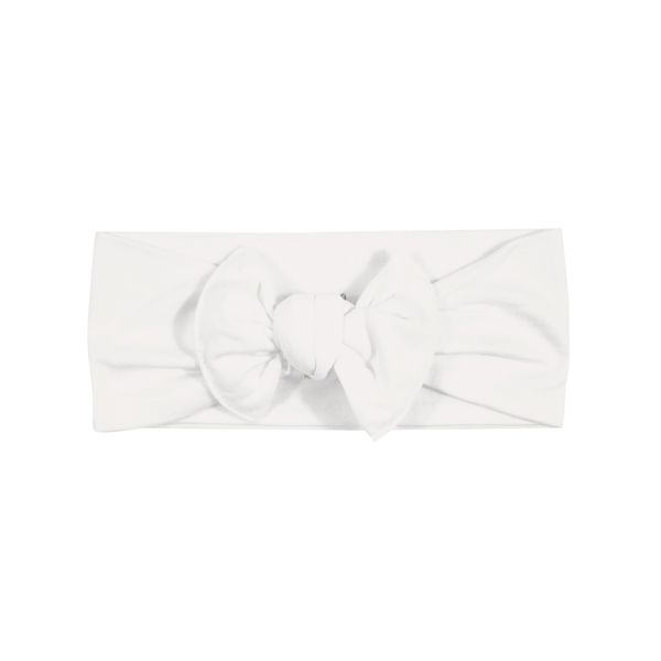KYTE BABY Rayon Made From Bamboo Bow, (0-3 Months, Cloud)