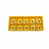 Ruimou 10PCS 16ER AG60 Lathe Indexable Threading Carbide Insert Blade