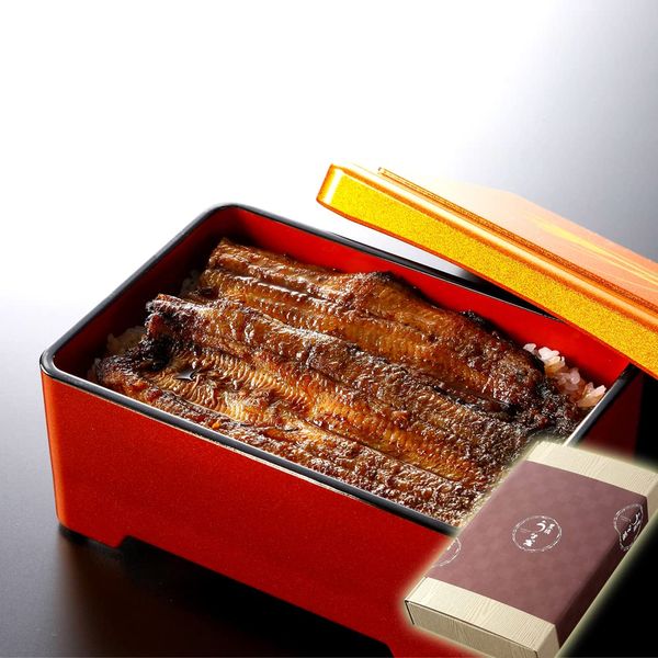 Unagi Natsume Shoten Gift Made in Japan Toyohashi Unagi Kabayaki Eel, 4.1 - 4.6 oz (115 - 130 g) x 2 Tails (Gift Box)