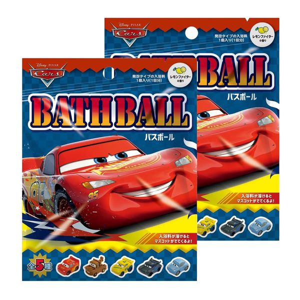 Nol Corporation Bath Bomb Cars Bath Ball Set of 2 with Mascot Scented