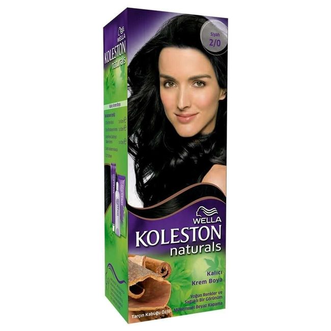 Koleston Naturals Saç Boyası No: 2/0 Siyah