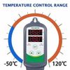Heating Thermostat Temperature Controller ITC-308+Humidity Controller IHC-200 US