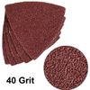 MACHSWON Triangular Sanding Paper,Triangle Oscillating Multi Tool Sanding Pads,40 Grits 15pcs