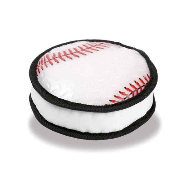 RGBRGB Durable Chew Toss Training Flat Ball for Dogs - Interactive, Teeth Cleaning, Durable TPR Toy