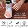 Welnove Gel Toe Separator, Pinky Toe Spacers, Little Toe Cushions for Preventing Rubbing & Relieve Pressure (Pack of 12)