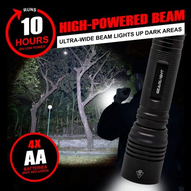 The Brightest Flashlight Powered By AA Batteries