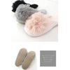 Tutu Lace Slippers Room Shoes (Black)