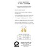 Arch Support with Shock Absorbing Heel Cushion Shoe Insert Pads