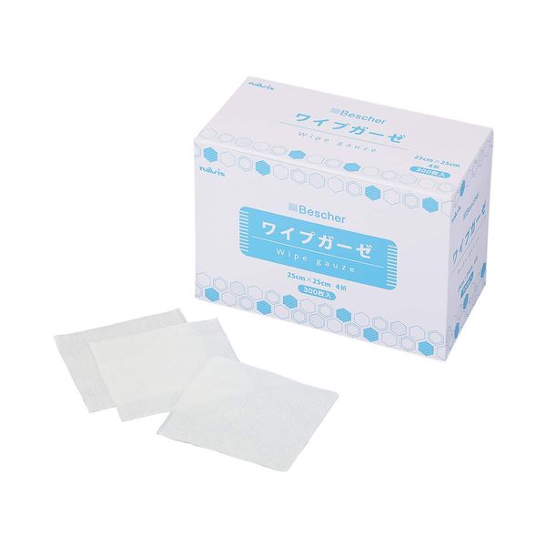As One Navis Vescare Wipe Gauze, Box Type, 300 Sheets / 7-4306-01