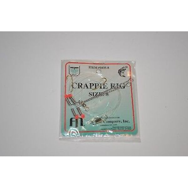 FJ Neil Dolphin Crappie Rig # 1305-8  Size 8
