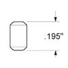Bottom Pin [Set of 100] Size: 0.195"