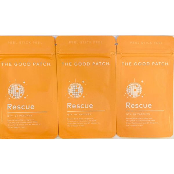 The Good Patch RESCUE Bounce Back + Power Up | Green Tea+ 12 Patches {3 Pack}